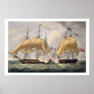 Poster La capture de la La Clorinde, le 26 février 1814,