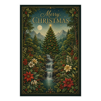 Poster La Cascade de la Magie de Noël