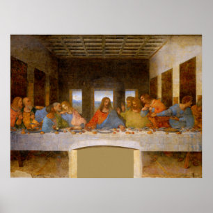 Poster La Cène de Da Vinci Beaux-Arts Classique