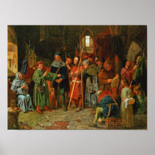 Poster La charge de la canneberge à la montre