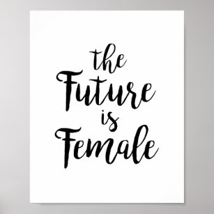 Citation Forte De Femme Posters Affiches Zazzle