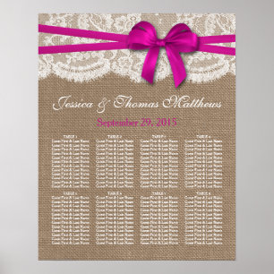 Poster La collection de Mariages Rustic Rose Bow Sièges