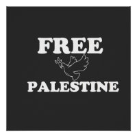 La colombe de paix de la Palestine libre