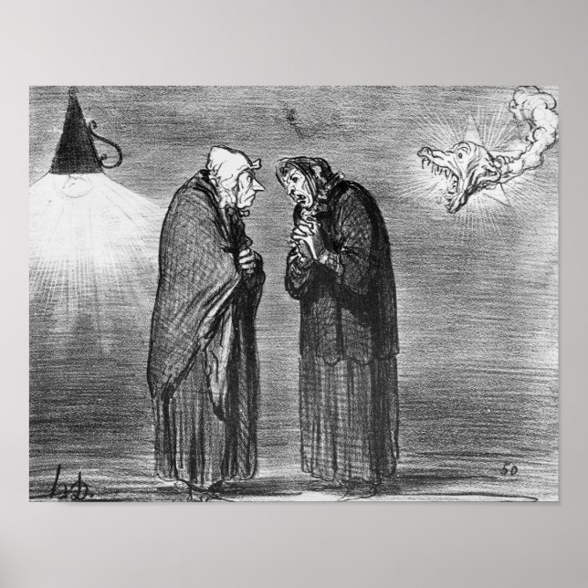 Poster La comète, Ah ! ma pauv' madame Chaffarou (Devant)