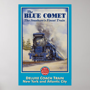 Poster La Comète Bleue