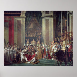 Poster La consécration de l'empereur Napoléon