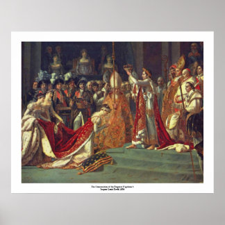 Poster La consécration de l'empereur Napoléon l