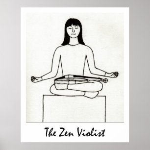 Poster La copie de Violist de zen