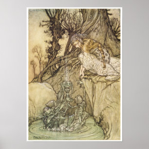 Poster La Coupe de la magie, l'art de l'Imaginaire Vintag