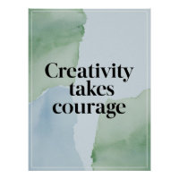 La créativité exige du courage