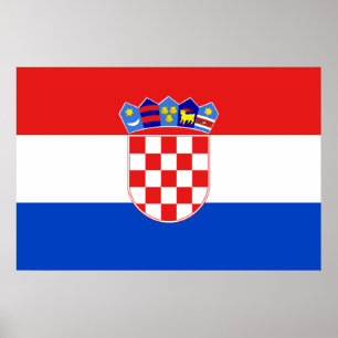 Poster La Croatie, Croatie
