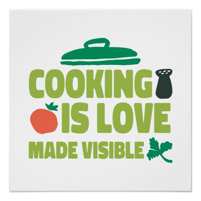 Poster La cuisine Est Amoureuse Et Visible (Devant)