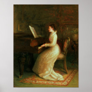 Poster La dame au piano