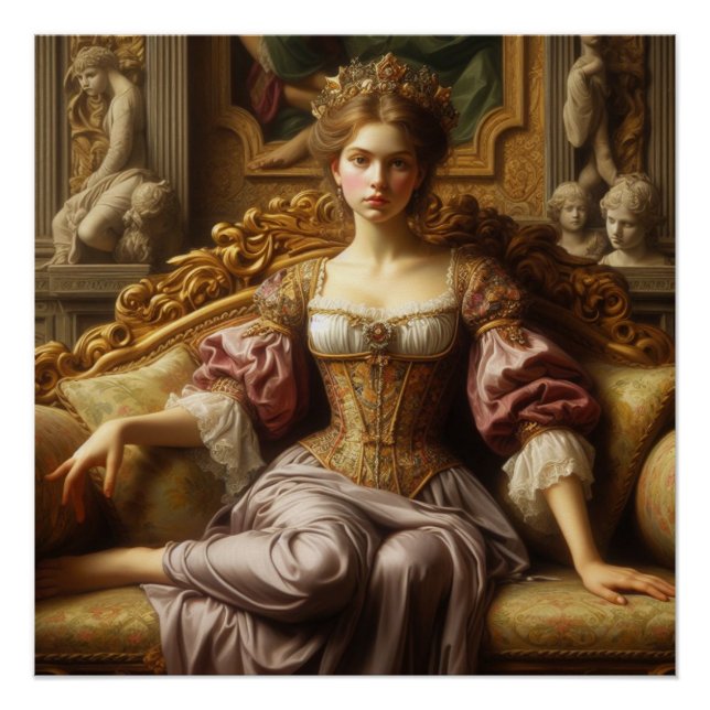 Poster La dame au repos (Devant)