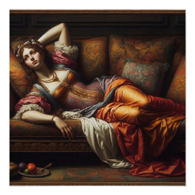 Poster La dame au repos (Devant)