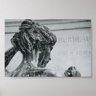 POSTER LA DAME DE PERE LA-CHAISE