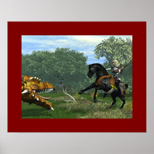 Poster La Dame et le Dragon