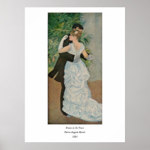 Poster La danse de Pierre-Auguste Renoir en ville (1883)