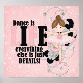 Poster La danse est la vie