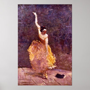 Poster La Danseuse de Toulouse-Lautrec