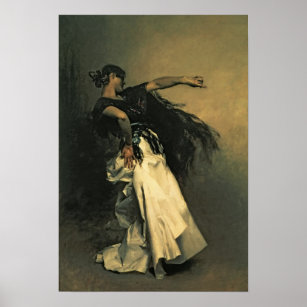 Poster La danseuse espagnole, étude pour 'El Jaleo', 1882