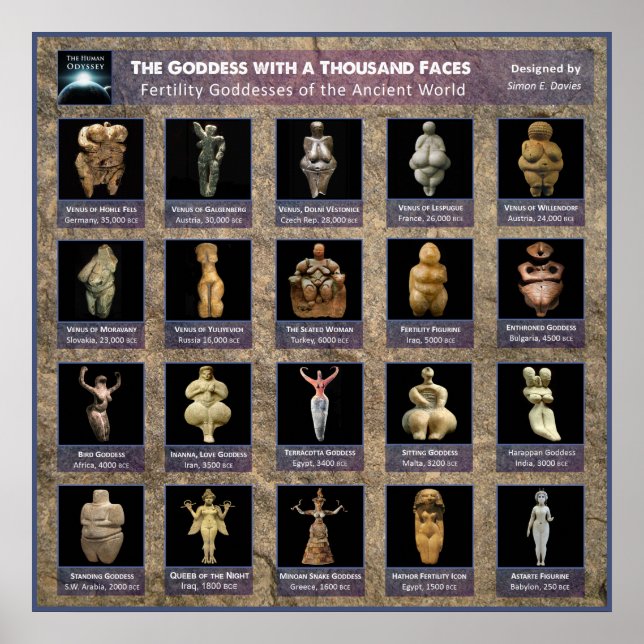 Poster La déesse aux mille visages (Devant)