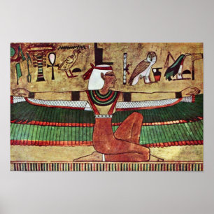 Poster La Déesse Isis, Par Ägyptischer Maler Um 1360 V.