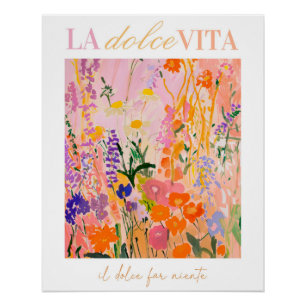 Poster La Dolce Vita Imprimer, Italie Poster, Oeuvres d'a