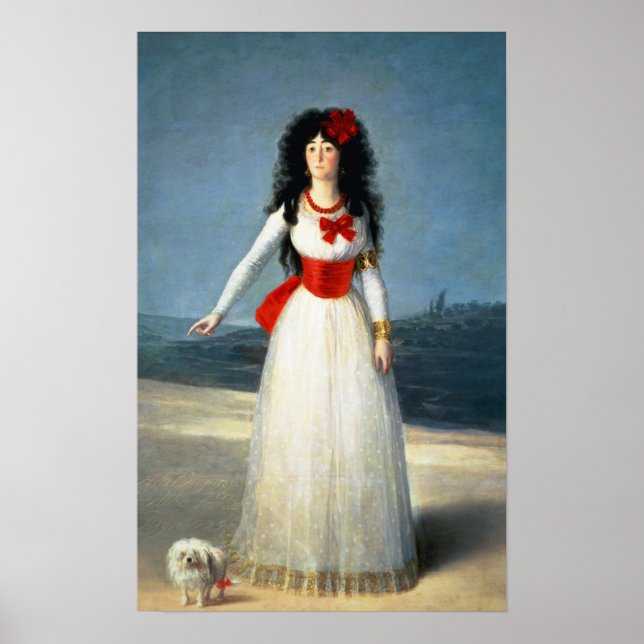 Poster La duchesse d'Alba, 1795 (Devant)