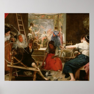 Poster La fable de l'arachné, ou les fileurs, c.1657