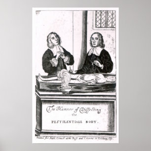 Poster La façon de disséquer le corps péestilentiel