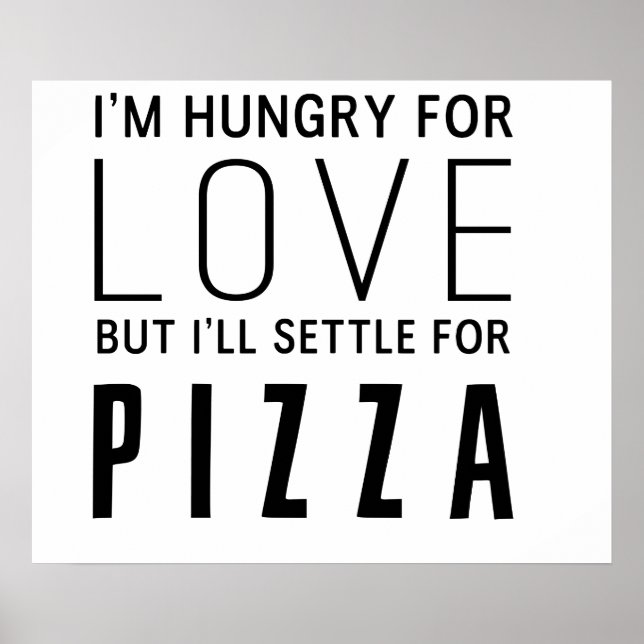 Poster La faim pour l'amour (Devant)