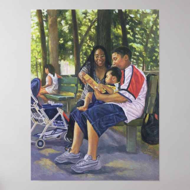 Poster La famille dans le parc 1999 (Devant)