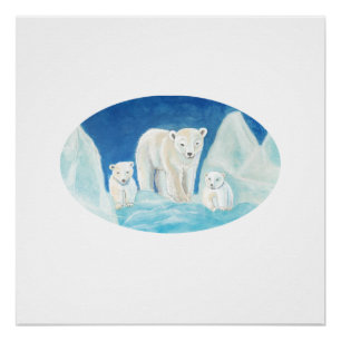 Poster La famille des ours polaires et moi
