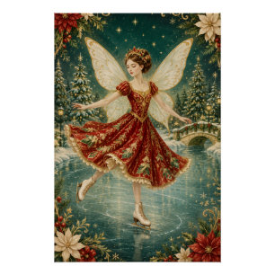 Poster La Fée de Glace de Noël