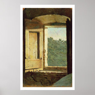 Poster La fenêtre (huile sur la toile)
