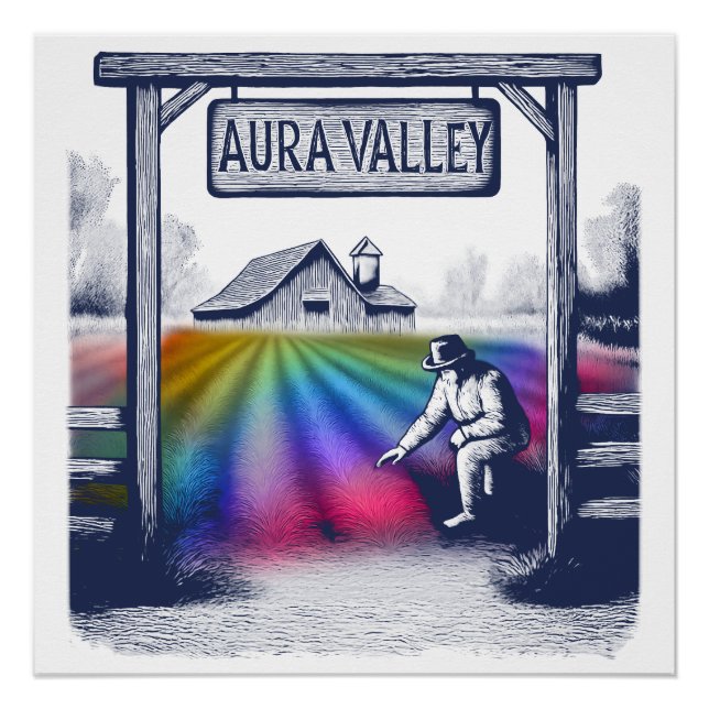 Poster La ferme de la vallée de l'Aura (Devant)