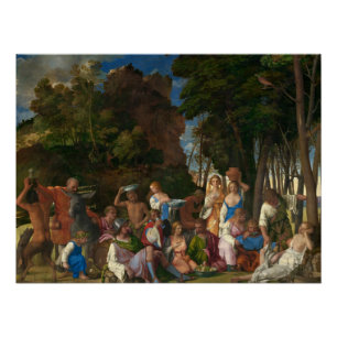 Poster La fête des dieux (par Giovanni Bellini)