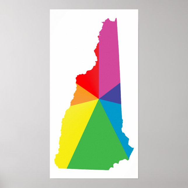 Poster la fierté du nouveau hampshire. (Devant)