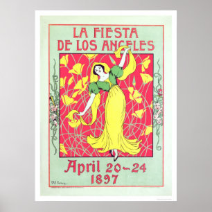 Poster La Fiesta de Los Angeles 1897