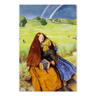 Poster La Fille aveugle de John Everett Millais