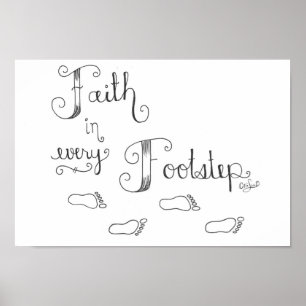 Poster La foi dans chaque pas