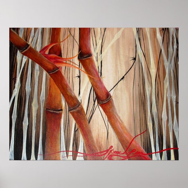 Poster La forêt de Bamboo (Devant)