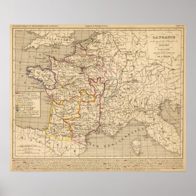 Poster La France 1270 a 1328 (Devant)
