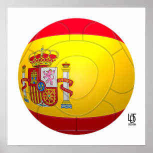 Poster La Furia Roja - Espagne Football