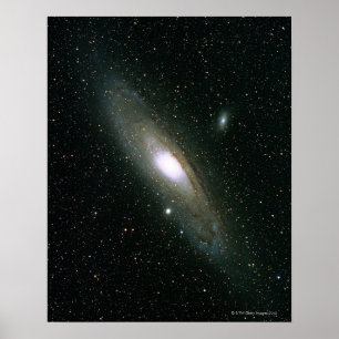 Poster La galaxie Andromeda