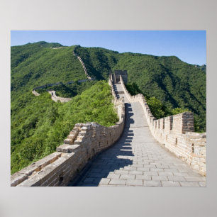 Poster La Grande Muraille de Chine à Pékin, Chine