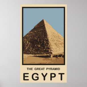 Poster La Grande Pyramide égyptienne