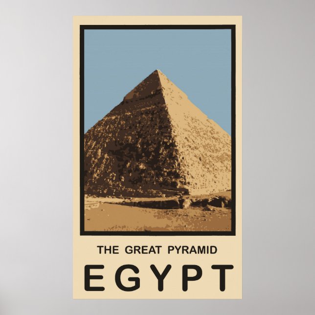 Poster La Grande Pyramide égyptienne (Devant)