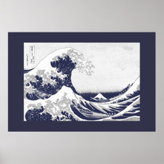 Poster La Grande Vague au large de Kanagawa (神 奈 川 沖 浪 裏